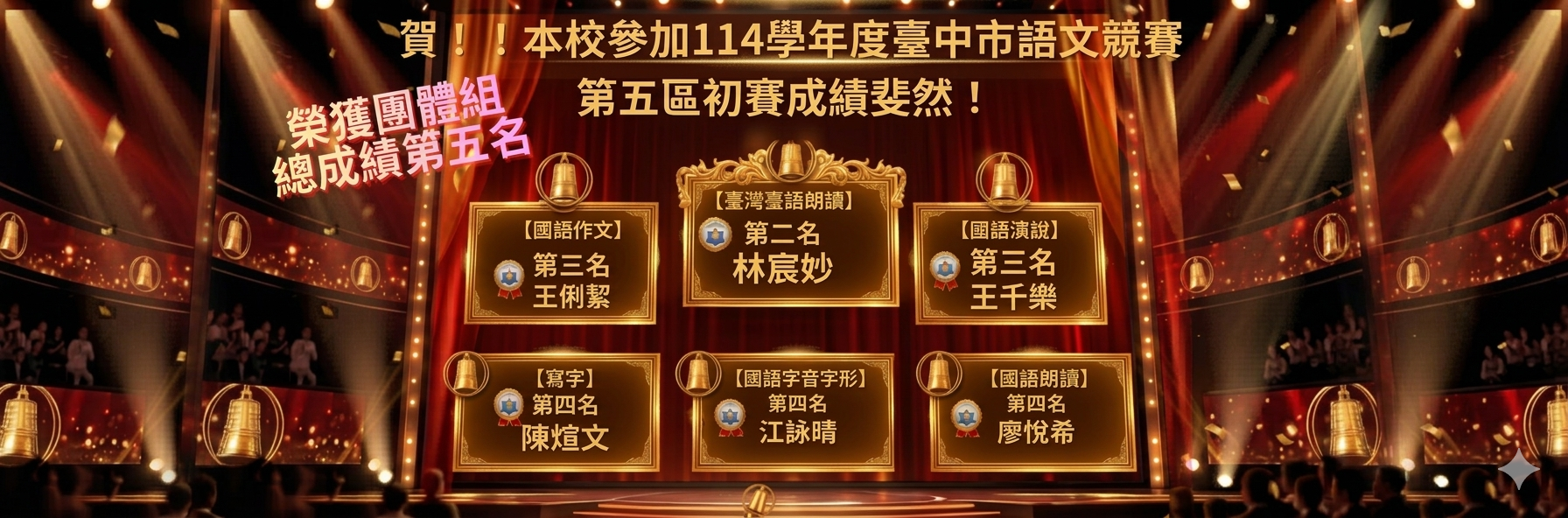 115國語文競賽成績